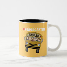 Schulbus-Liebe-Kindergarten Kaffee Tassen