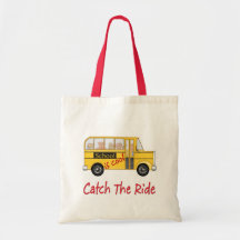 Schule ist cooler Schulbus Einkaufstaschen