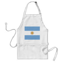 Schürze mit Flagge von Argentinien