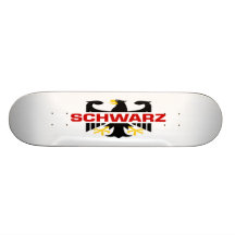 Schwarz Familienname Individuelle Skatedecks
