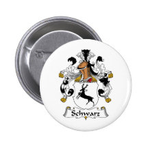 Schwarz Familienwappen Anstecknadelbutton