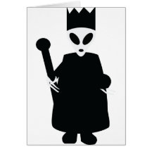 schwarze alienkönigikone karten