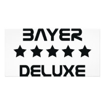 schwarze deluxe Ikone Bayers Individuelle Foto Karten