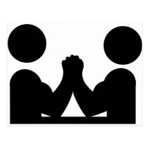 schwarze indische Wrestlingikone Postkarten