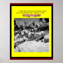 SCHWARZE MARINESOLDATEN IN DEN GRÄBEN 1944 POSTER