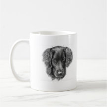 Schwarze Retrievermischung Kaffeehaferl