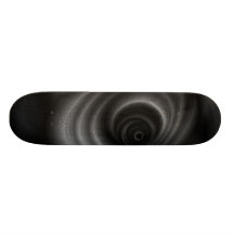 Schwarze Schwerkraft Personalisiertes Skateboarddeck