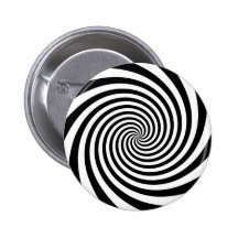 Schwarze Spirale Button