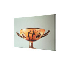 Schwarze Zahl kylix, c.580-525 BC Gespannte Galerie Drucke