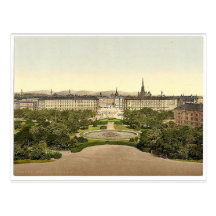 Schwarzenberg Platz, Wien, Austro-Ungarn seltenes  Postkarten