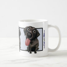 (Schwarzer) Becher Labrador retrievers Tee Haferl