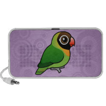 Schwarzer-cheeked Lovebird Notebook Lautsprecher