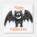 Schwarzer doof Schläger, glücklich, Halloween-Magn Kühlschrankmagnete