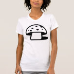 Schwarzer gepunkteter Pilz T Shirts