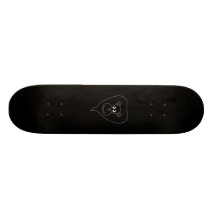 Schwarzer Löwe-Cartoon Personalisiertes Skateboard