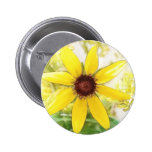 Schwarzer mit Augen Susan-Blumenstrauß Anstecknadel