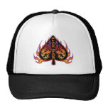 Schwarzer Spaten-Schädel Retrokult Cap