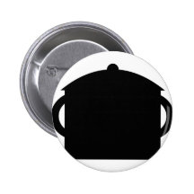 schwarzer Topf Anstecknadelbutton
