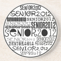 (Schwarzer) Untersetzer des Senior-2012