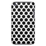 Schwarzes Dottie Barely There iPod Cover