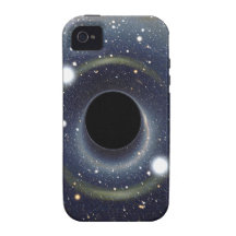 Schwarzes Loch der Galaxie im Raum iPhone 4/4S Cover