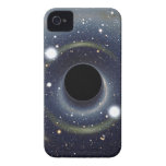 Schwarzes Loch der Galaxie im Raum iPhone 4 Hülle