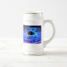 Schwarzes Loch u. Schmetterlinge Kaffee Haferl