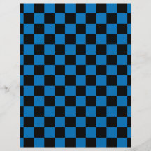 Schwarzes Schachbrett auf dunkelblauem Hintergrund Flyer