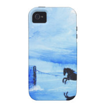 schwarzes Schlachtross Case-Mate iPhone 4 Case