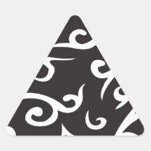 SCHWARZES STYLIZED STRUDEL-HERZ-LIEBE-GLÜCKLICHER  STICKER