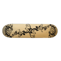 Schwarzes Tatto Entwurfs-Skateboard Individuelles Skateboard