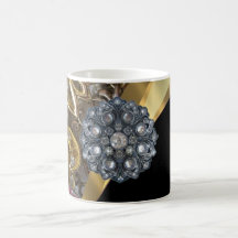 Schwarzes u. Gold bling sind Kaffeetassen
