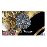 Schwarzes u. Gold bling sind Visitenkarte