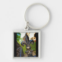 Schwarzes u. Gold (Lilie) [Keychain] Schlüsselband