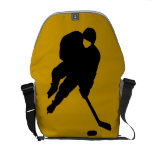 SCHWARZES UND GOLDHockey Kuriertasche
