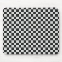 Schwarzes und Grau überprüftes Mousepad