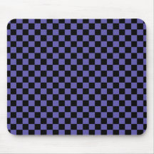 Schwarzes und lila überprüftes Mousepad