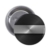 Schwarzes und Stahl Anstecknadel