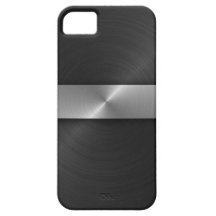 Schwarzes und Stahl iPhone 5 Etuis