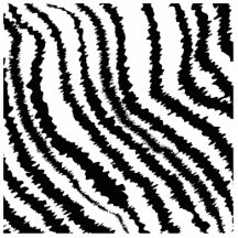 Schwarzes Zebra-Druck-Muster Foto Figur