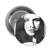 Schwarzweiß Anstecknadelbutton