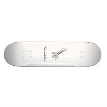 Schwarzweiss-Giraffe Bedruckte Skateboarddecks