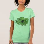 Schwarzweiss-Schmetterlings-T-Shirt