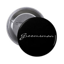 Schwarzweiss-Trauzeuge-Knopf Button