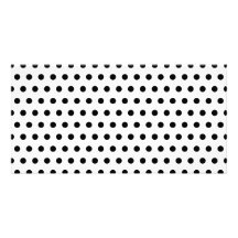 Schwarzweiss-Tupfen-Muster. Spotty. Personalisierte Photo Karte