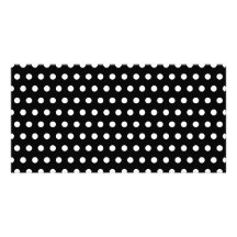 Schwarzweiss-Tupfen-Muster. Spotty. Fotokarten