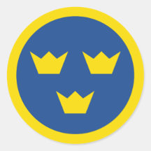 Schwede Roundel Aufkleber