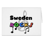 Schweden-Felsen Grußkarte