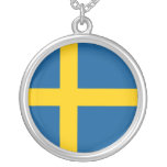 Schweden-Flaggen-Halskette