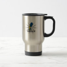 Schweden-Flaggen-Karte 2,0 Tee Tasse
